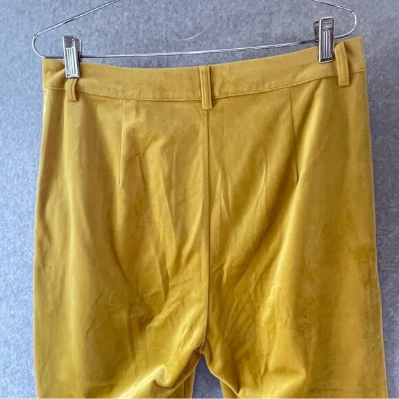 7 For All Mankind Gold Yellow Velvet Trouser Pants sz. 31 #QQ - Picture 8 of 10